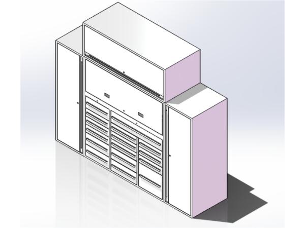 Hộp công cụ tùy chỉnh đặt hàng của khách hàng Hoa Kỳ: Nhà thiết kế CYJY vẽ thiết kế cho sản xuất