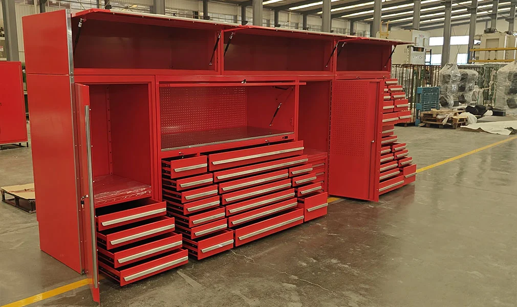 Red Tool Combination Cabinet